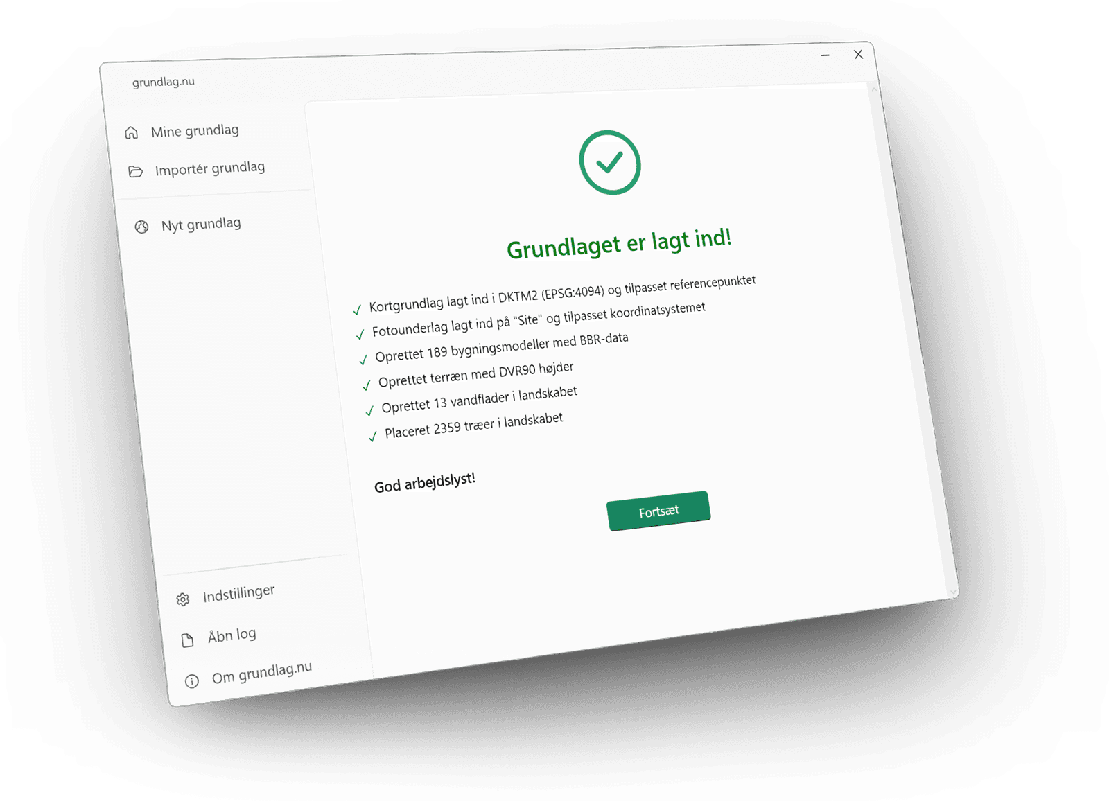 Importér grundlag i Revit med Add-in